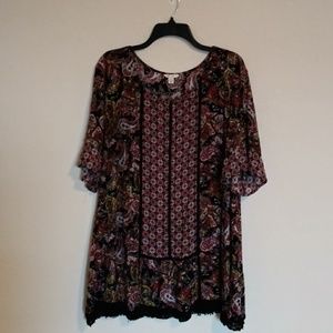 Multiprint blouse